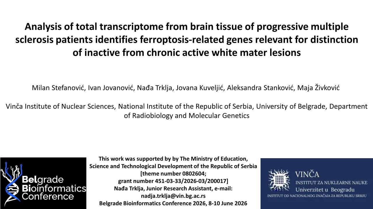 Analysis of total transcriptome from brain tissue of progressive multiple sclerosis patients identifies ferroptosis-related genes relevant for distinction of inactive from chronic active white mater lesions