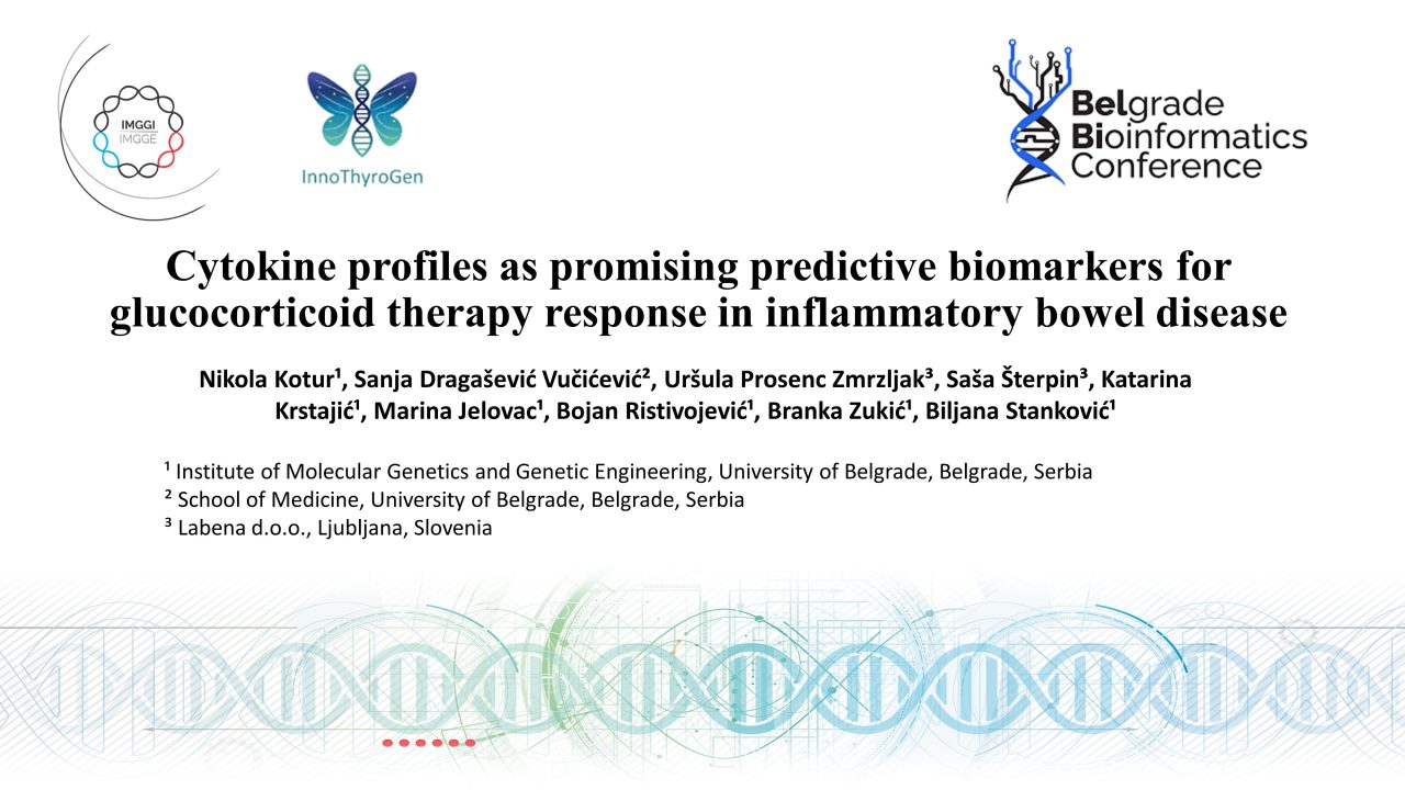 Cytokine profiles as promising predictive biomarkers for glucocorticoid therapy response in inflammatory bowel disease