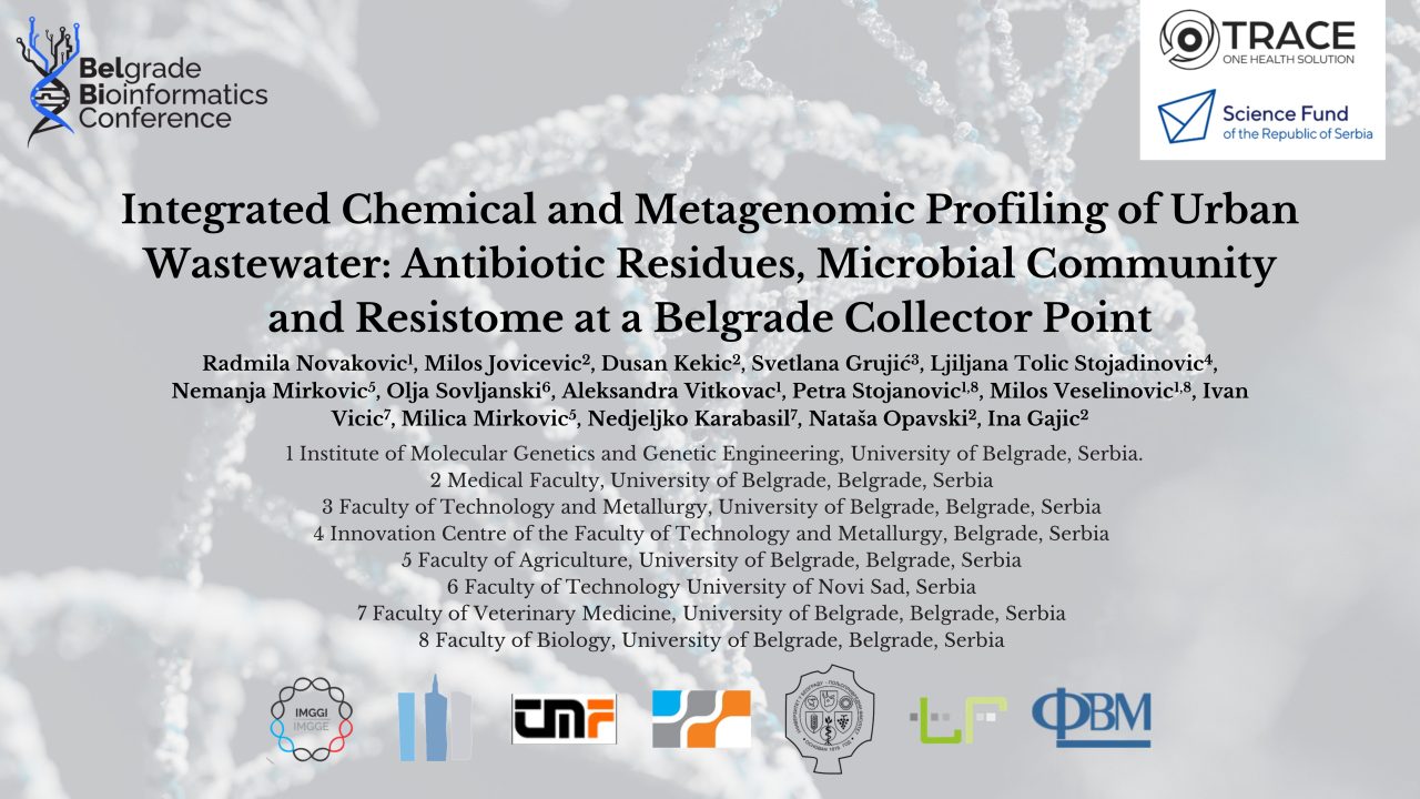 Integrated chemical and metagenomic profiling of urban wastewater: antibiotic residues, microbial community and resistome at a Belgrade collector point