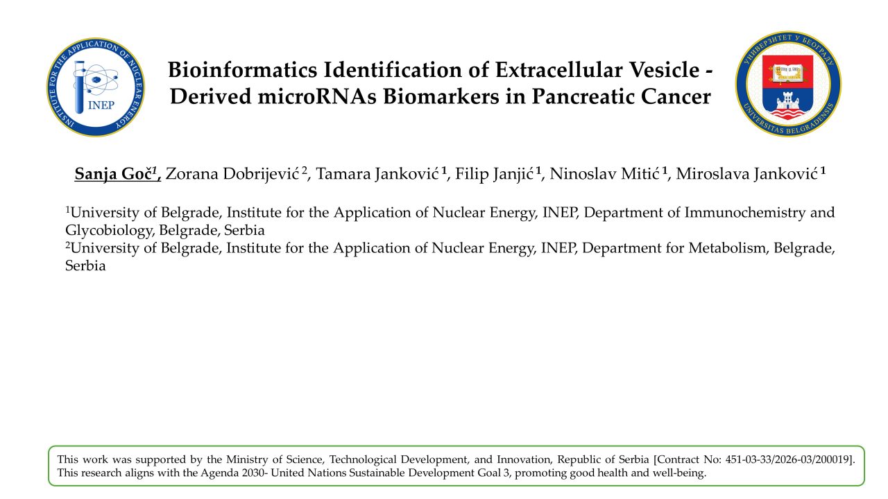 Bioinformatics identification of extracellular vesicle – derived microRNAs biomarkers in pancreatic cancer