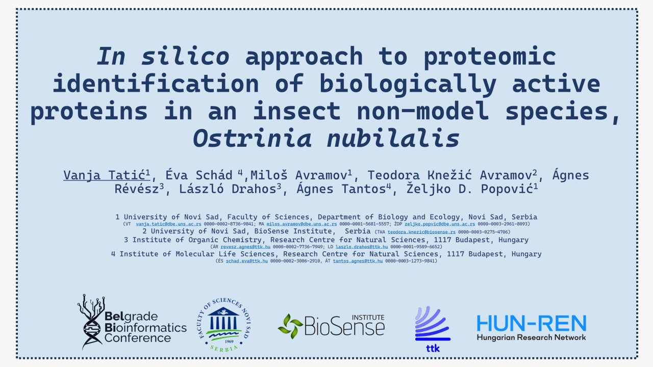 In silico approach to proteomic identification of biologically active proteins in an insect non-model species, Ostrinia nubilalis